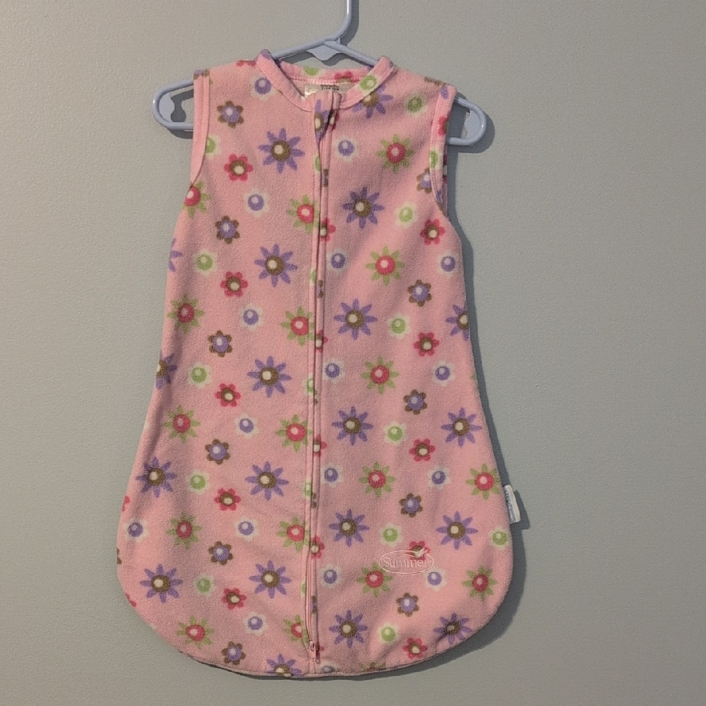 Snuggly Pink Floral Sleep Sack for Kids